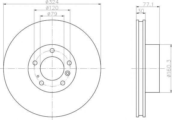 спирачен диск 92058300