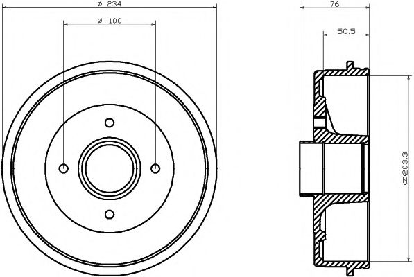 спирачен барабан 94017000