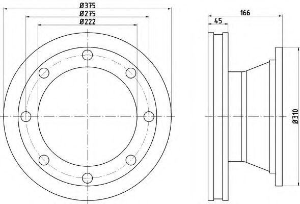 спирачен диск 93192300