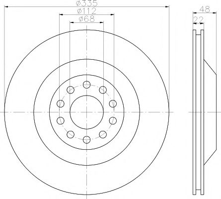 спирачен диск 92206310