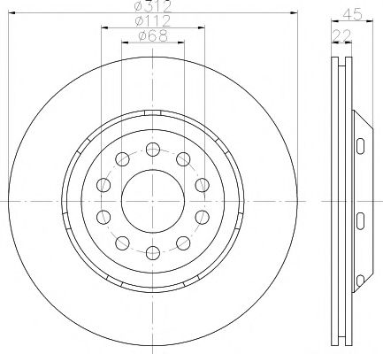 спирачен диск 92206810