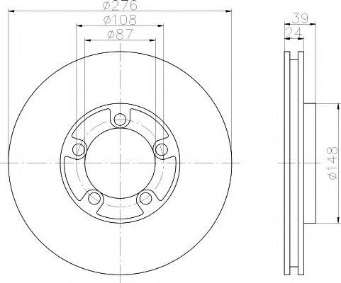 спирачен диск 92110600