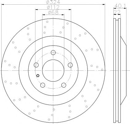 спирачен диск 92219810