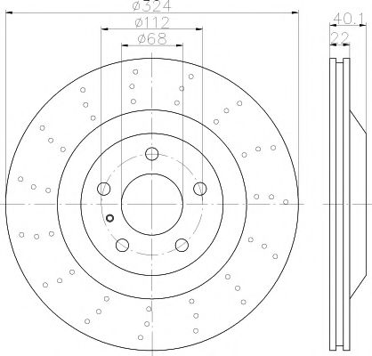 спирачен диск 92219910