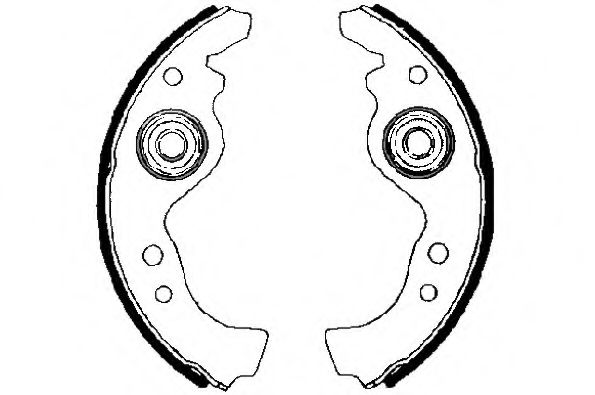 комплект спирачна челюст 91030100