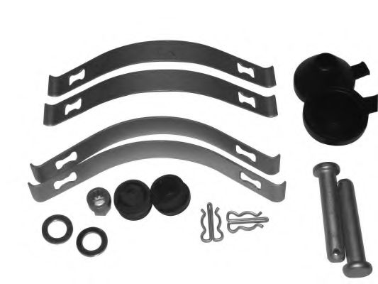 комплект спирачно феродо, дискови спирачки 2918302