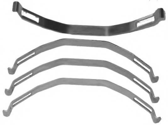 комплект спирачно феродо, дискови спирачки 2914302