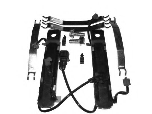 комплект спирачно феродо, дискови спирачки 2918101