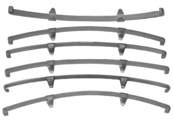 комплект спирачно феродо, дискови спирачки 2908402