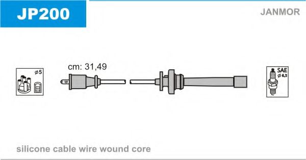 комплект запалителеи кабели