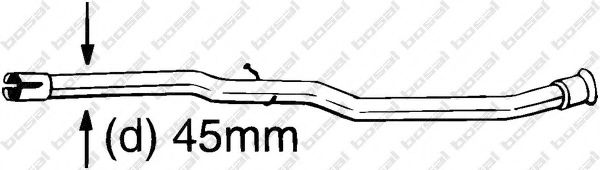 ремонтна тръба, катализатор 889-175