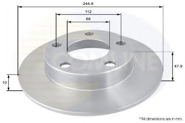 спирачен диск ADC1437