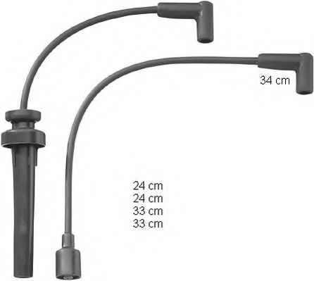 комплект запалителеи кабели CLS190