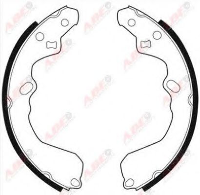 комплект спирачна челюст C00310ABE