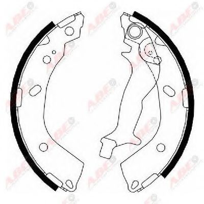 комплект спирачна челюст C00532ABE