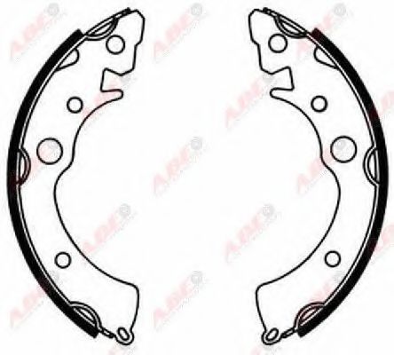 комплект спирачна челюст C04003ABE