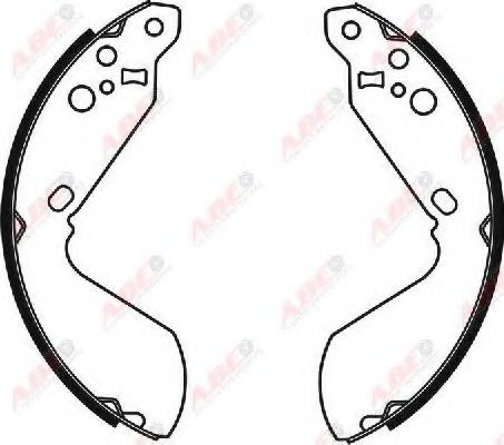 комплект спирачна челюст C08014ABE