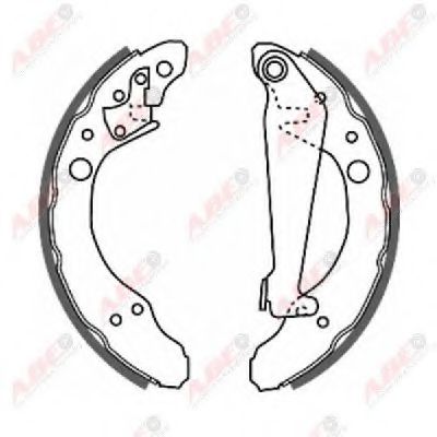 комплект спирачна челюст