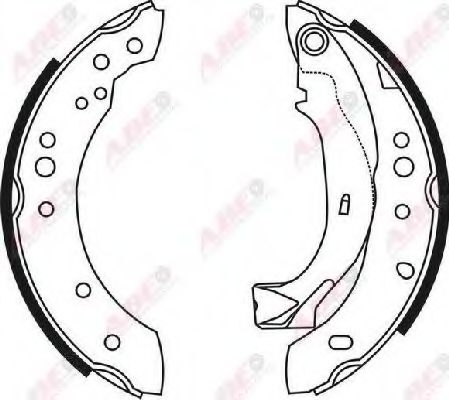 комплект спирачна челюст
