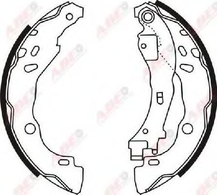 комплект спирачна челюст