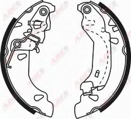 комплект спирачна челюст C0F024ABE