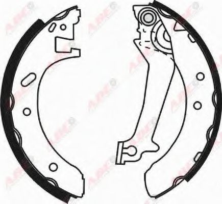 комплект спирачна челюст C0G025ABE