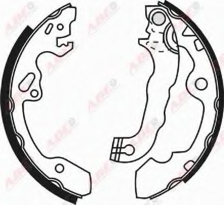 комплект спирачна челюст C0G030ABE