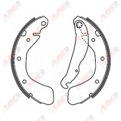 комплект спирачна челюст