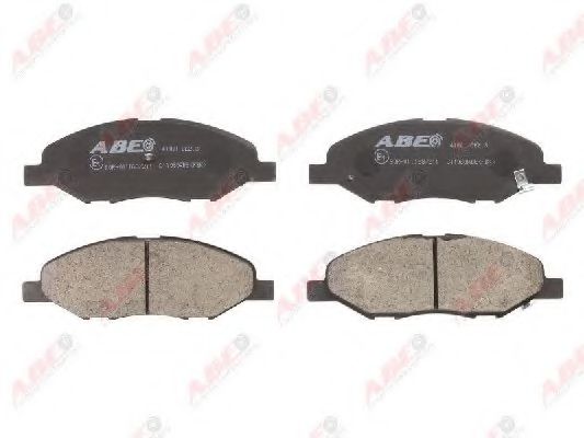 комплект спирачно феродо, дискови спирачки C11080ABE