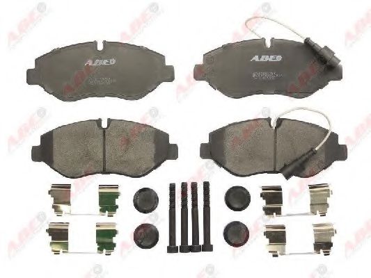 комплект спирачно феродо, дискови спирачки C11092ABE