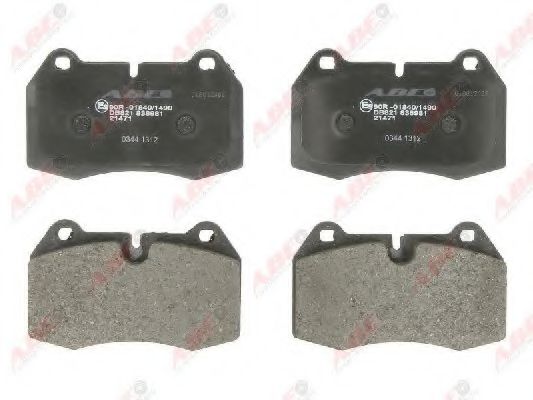 комплект спирачно феродо, дискови спирачки C1B012ABE