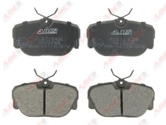 комплект спирачно феродо, дискови спирачки C1B013ABE