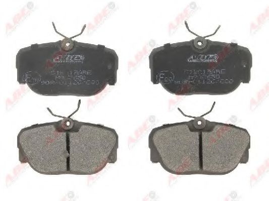 комплект спирачно феродо, дискови спирачки C1B015ABE