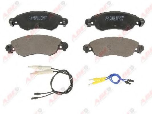 комплект спирачно феродо, дискови спирачки C1C040ABE