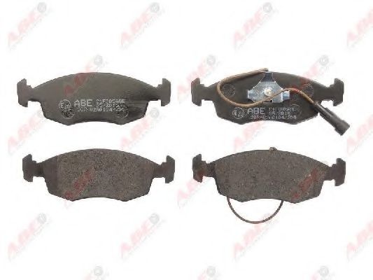 комплект спирачно феродо, дискови спирачки C1F005ABE
