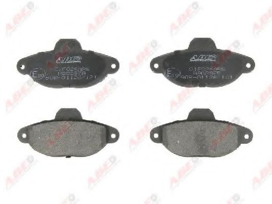 комплект спирачно феродо, дискови спирачки C1F026ABE