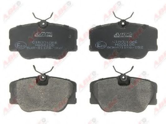 комплект спирачно феродо, дискови спирачки C1M001ABE