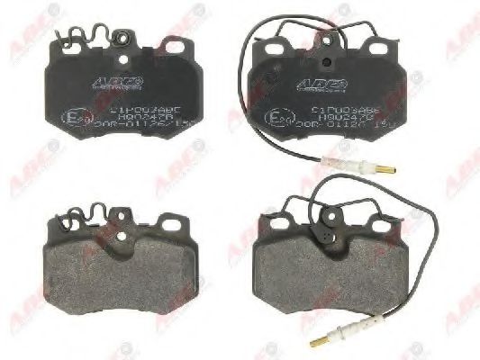 комплект спирачно феродо, дискови спирачки C1P003ABE