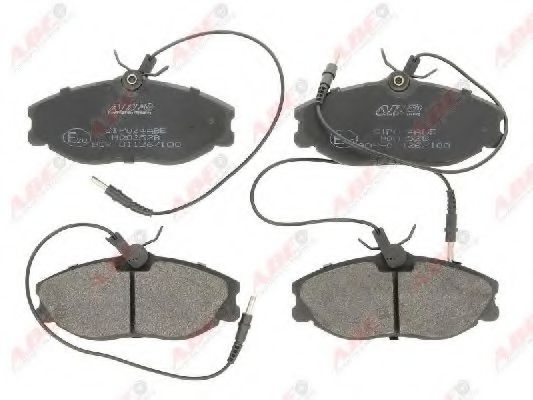 комплект спирачно феродо, дискови спирачки C1P024ABE