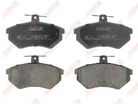 комплект спирачно феродо, дискови спирачки