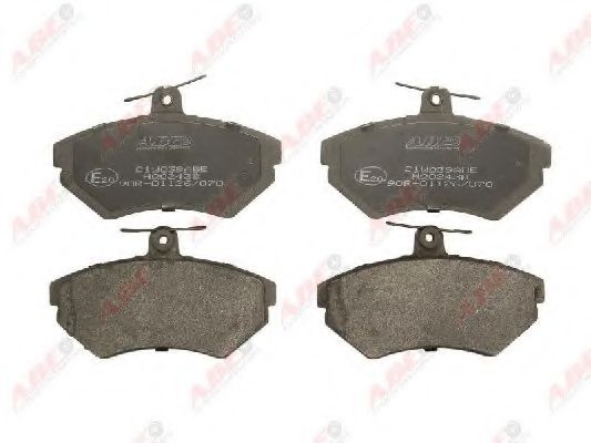 комплект спирачно феродо, дискови спирачки C1W039ABE
