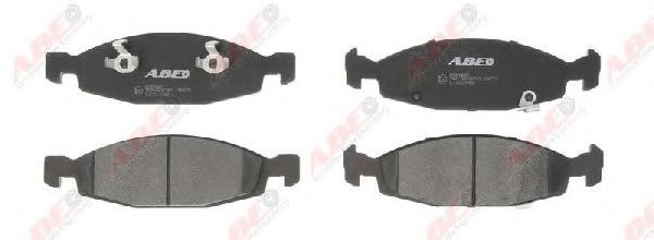 комплект спирачно феродо, дискови спирачки