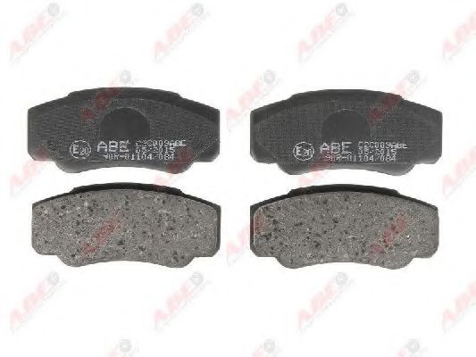 комплект спирачно феродо, дискови спирачки C2C009ABE