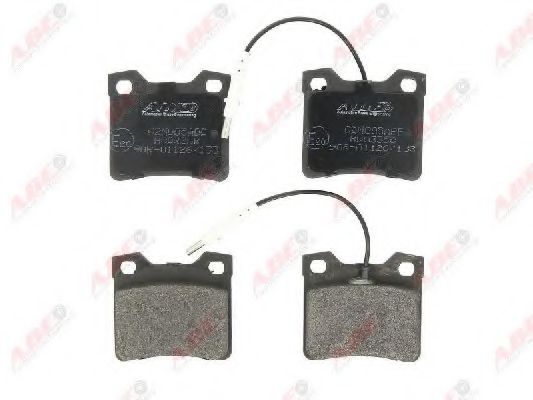 комплект спирачно феродо, дискови спирачки C2M005ABE