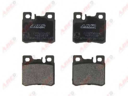 комплект спирачно феродо, дискови спирачки C2M006ABE