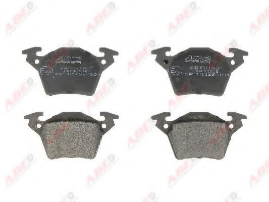 комплект спирачно феродо, дискови спирачки C2M011ABE