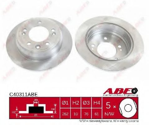 спирачен диск C40311ABE