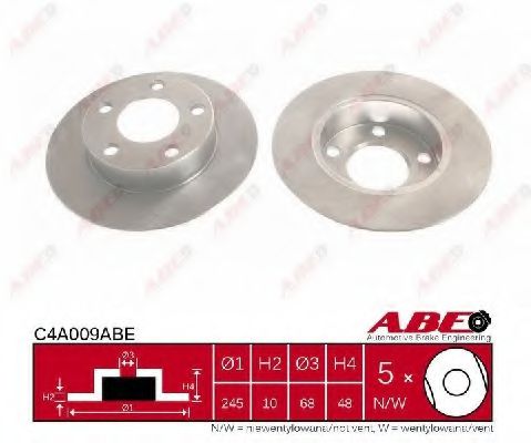 спирачен диск C4A009ABE