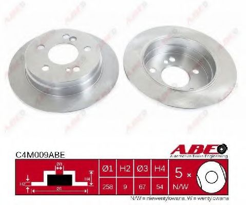 спирачен диск C4M009ABE