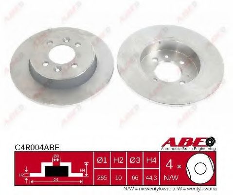 спирачен диск C4R004ABE